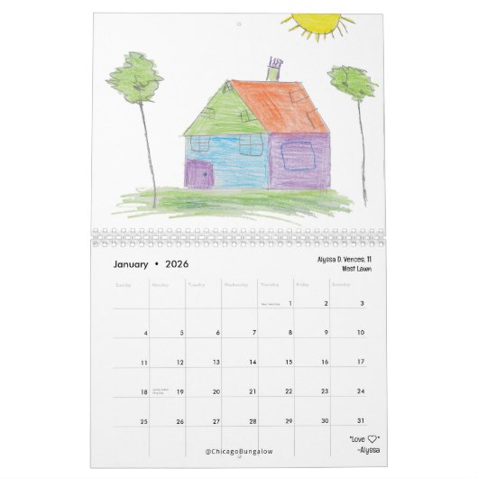 シカゴバンガロー協会の2023カレンダー カレンダー (1月 2026)