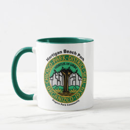 シカゴパークディストリクト Hartigan Beach Park マグカップ