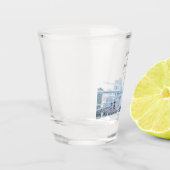 シカゴパーソナライズされたショットグラス ショットグラス (左)