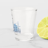シカゴパーソナライズされたショットグラス ショットグラス (右)