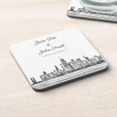 シカゴパーソナライズされたスカイライン コースター (左側)