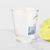 シカゴパーソナライズされたスカイライン ショットグラス (左)