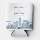 シカゴパーソナライズされた 缶クーラー (正面)