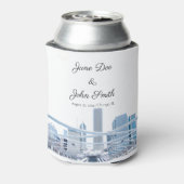 シカゴパーソナライズされた 缶クーラー (缶裏面)