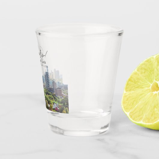 シカゴフォト結婚式の引き出物応援ショットグラス ショットグラス (右)