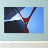 シカゴフラミンゴ キャンバスプリント (インサイチュ (ウッドフロア))