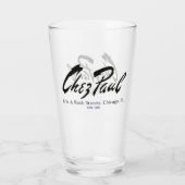 シカゴフランスのシェポールレストラン タンブラーグラス (裏面)