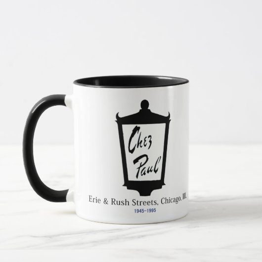 シカゴフランスのシェポールレストラン マグカップ (左)