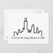 シカゴブリザードはがき ポストカード (正面/裏面)
