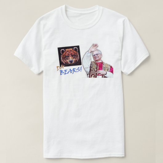 シカゴプライドベアーズ&ポープレオ Tシャツ (デザイン正面)