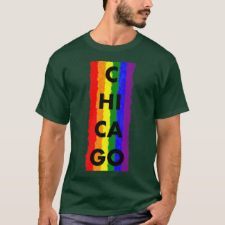 シカゴプライドLGBTQプレミアムTシャツ Tシャツ