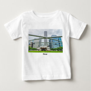 シカゴプリッツカーパビリオンベビーTシャツ ベビーTシャツ