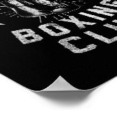 シカゴボクシングクラブ – ヴィンテージチタウンレトロボクサー ポスター (角)