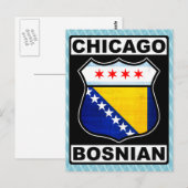 シカゴボスニアアメリカン ポストカード (正面/裏面)