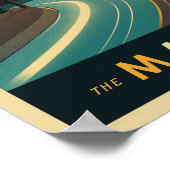 シカゴマグニフィセントマイルヴィンテージ ポスター (角)