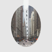 シカゴマディソン通りオーナメント オーナメント (裏面)