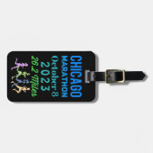 シカゴマラソン2023荷物タグ ラゲッジタグ (正面横)