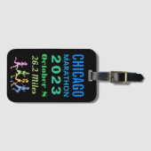 シカゴマラソン2023荷物タグ ラゲッジタグ (正面横)