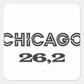 シカゴマラソン スクエアシール (正面)
