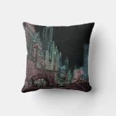 シカゴミシガンアベニューアットアートミュージアム1967ネオン クッション (裏面)