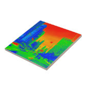 シカゴミシガンアベニュー@ナイト1967ネオンカラフル タイル (側面)