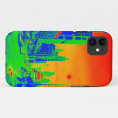 シカゴミシガンアベニュー@ナイト1967ネオンカラフル Case-Mate iPhoneケース (裏面(横))