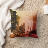 シカゴミシガンアベニュー@ナイト1967年3月6日 クッション (ブランケット)