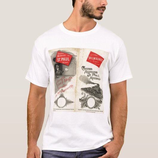 シカゴミルウォーキーおよびセントポールの鉄道 Tシャツ (正面)