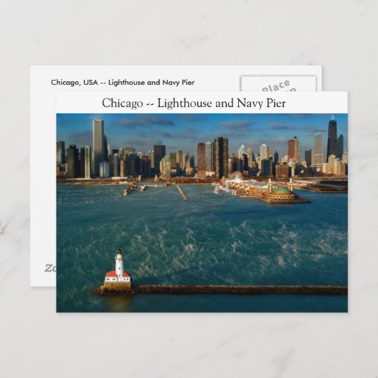 シカゴライトハウス ポストカード (正面/裏面)