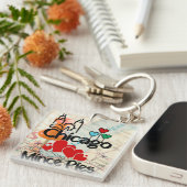 シカゴラブミンスパイズシティスケープ キーホルダー (正面右)