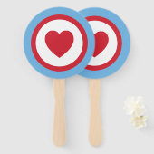 シカゴラブ |ハンドファン |青 ハンドファン (正面&裏面)