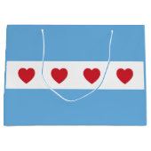 シカゴラブ |抱き枕 |大 ラージペーパーバッグ (正面)