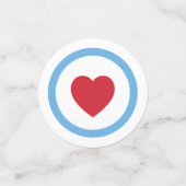 シカゴラブ |紙吹雪 |ハート コンフェッティ (スモール正面)