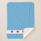 シカゴラブ | Sherpa毛布 |豪華 シェルパブランケット (正面)