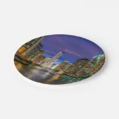 シカゴリバーアットサンセット ペーパープレート (アングル)