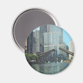 シカゴリバーコロンバスドライブボートシーン マグネット (正面/裏面)