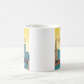 シカゴリバースカイラインヴィンテージトラベル コーヒーマグカップ (中央)