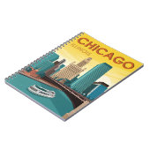 シカゴリバースカイラインヴィンテージトラベル ノートブック (左側)