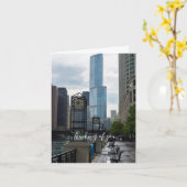 シカゴリバー考えるウォークズオブユーカード カード (黄色い花)