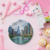 シカゴリバー&トランプタワー ペーパープレート (パーティー)