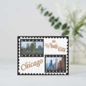 シカゴレイクショアドライブ ポストカード (スタンド正面)