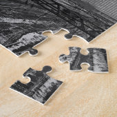 シカゴレールヤードMichigan Avenue 1960の写真 ジグソーパズル (側面)