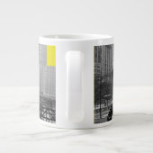 シカゴレールヤードMichigan Avenue 1960の写真 ジャンボコーヒーマグカップ (裏面)