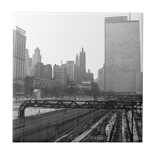 シカゴレールヤードMichigan Avenue 1960の写真 タイル (正面)