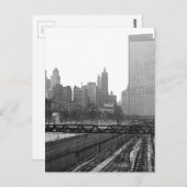 シカゴレールヤードMichigan Avenue 1960の写真 ポストカード (正面/裏面)
