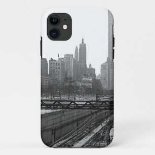 シカゴレールヤードMichigan Avenue 1960の写真 iPhone 11 ケース