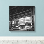 シカゴワバッシュアベニュー1961年5月セントラルカメラカー キャンバスプリント (インサイチュ (ウッドフロア))