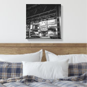 シカゴワバッシュアベニュー1961年5月セントラルカメラカー キャンバスプリント (インサイチュ (寝室))