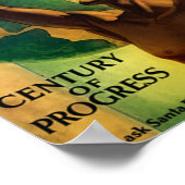 シカゴワールドズフェア1933ヴィンテージ ポスター (角)