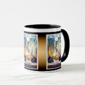 シカゴワールドズフェア1933 -ヴィンテージレトロアールデコ マグカップ (正面右)